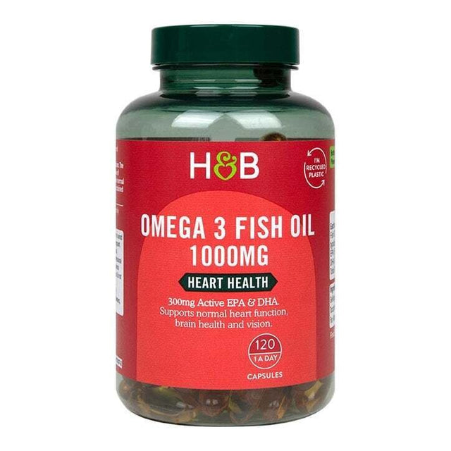 Omega 3 Fish Oil Concentrate 1000 mg - 120 Gel capsules - Nutra Best Europe