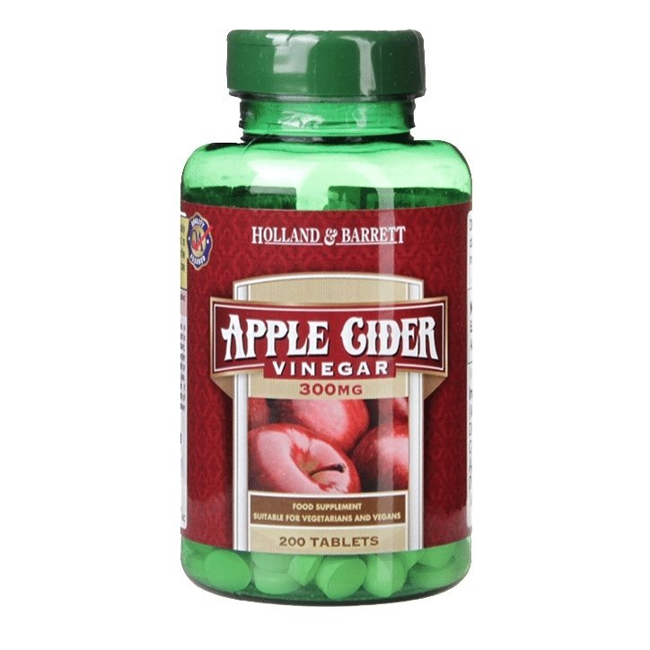Apple Cider Vinegar 300 mg - 200 Tablets - Nutra Best Europe