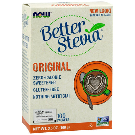 Better Stevia® Original Packets - 100 Packets - Nutra Best Europe