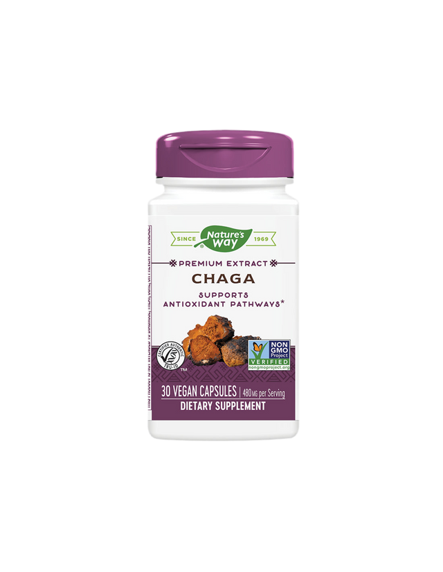 Chaga / Chaga 480 mg x 30 capsules Nature's Way - Nutra Best Europe