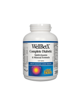 WellBetX® Complete Diabetic/ Multivitamins for diabetics x 120 tablets Natural Factors - Nutra Best Europe