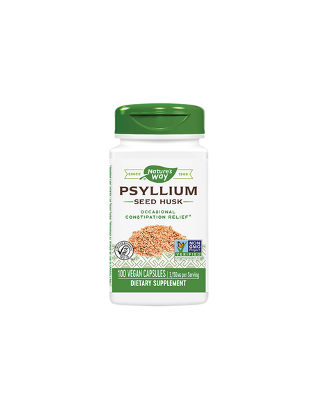 Psyllium Seed Husk 525 mg x 100 capsules Nature's Way - Nutra Best Europe