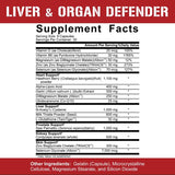 Liver and Organ Defender 270 capsules - Nutra Best Europe