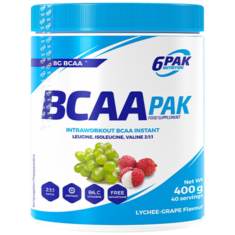 BCAA PAK 2:1:1 Instant - 400 grams - Nutra Best Europe