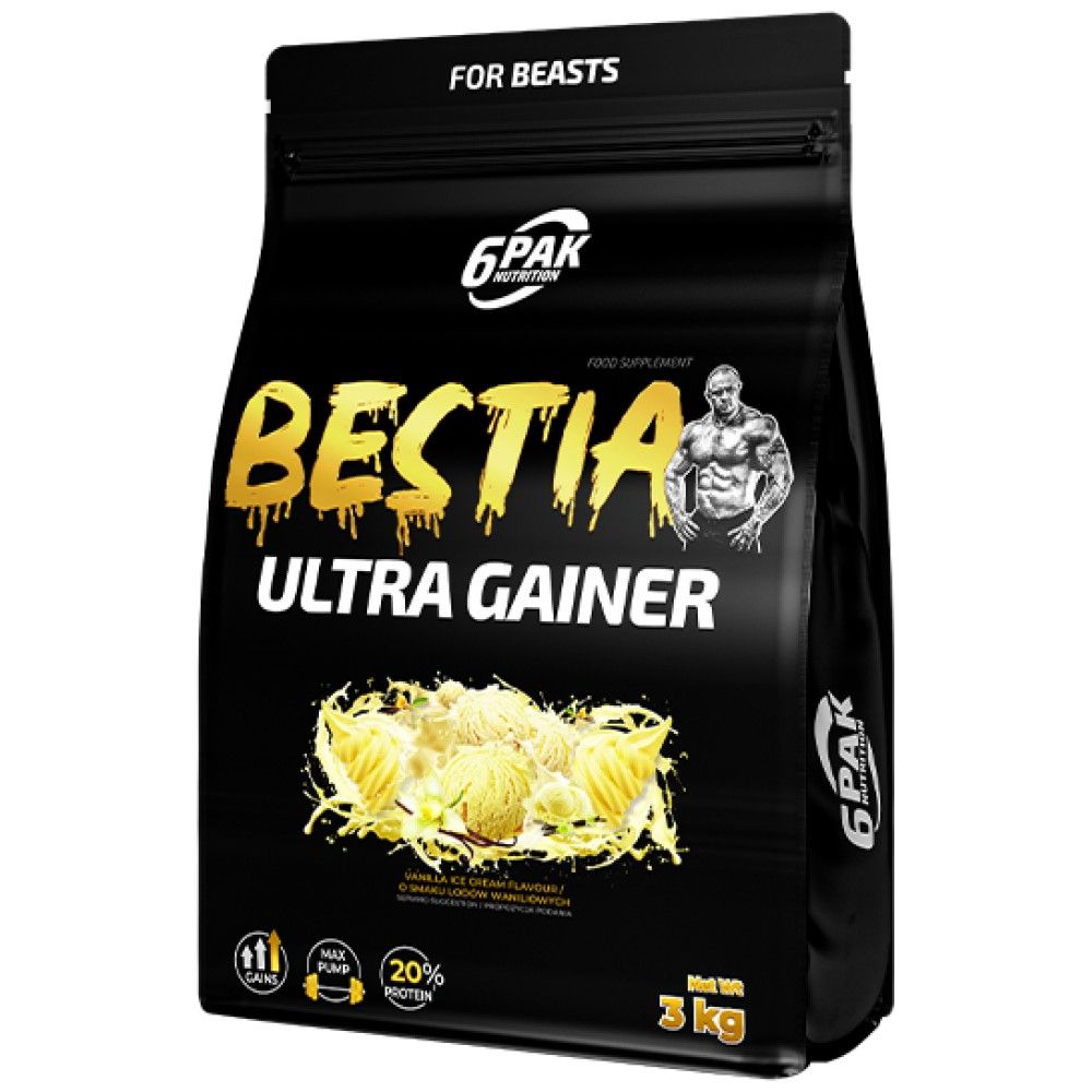 BESTIA Ultra Gainer - 3000 grams - Nutra Best Europe