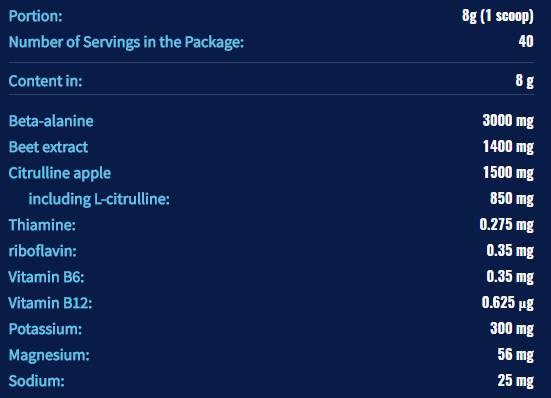 CROSS PAK [320 grams, 40 servings] - Nutra Best Europe