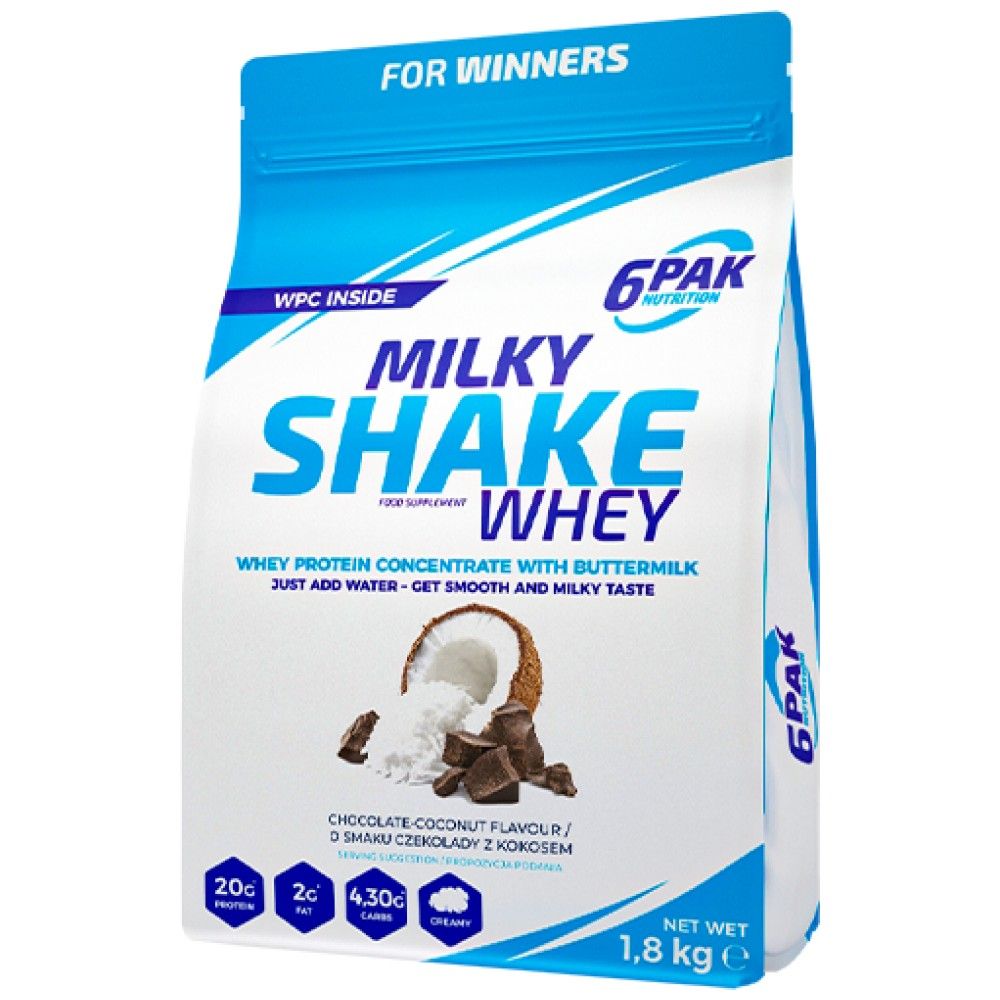 Milky Shake Whey - 1800 grams - Nutra Best Europe