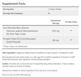 Saw Palmetto Extract | with Pumpkin Seed Oil - 90 Gel capsules - Nutra Best Europe