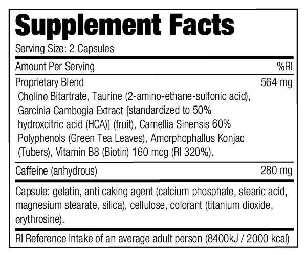 7 Phenyl Stack - 100 kapszula