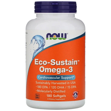 Eco - Sustain Omega 3 - 180 Gel capsules - Nutra Best Europe