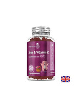 Vérszegénység - Vas 7 mg + C-vitamin 10 mg (gyermekeknek), 120 zselés tabletta, bogyós íz