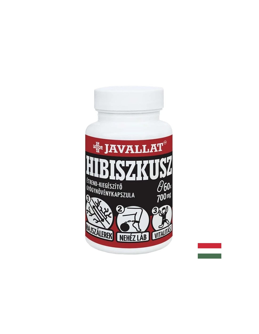 Jó vérkeringés és vénás egészség - Hibiszkusz, 700 mg x 60 kapszula