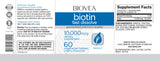 Biotin 10,000 Fast Dissolve / 60 Tabs - Nutra Best Europe