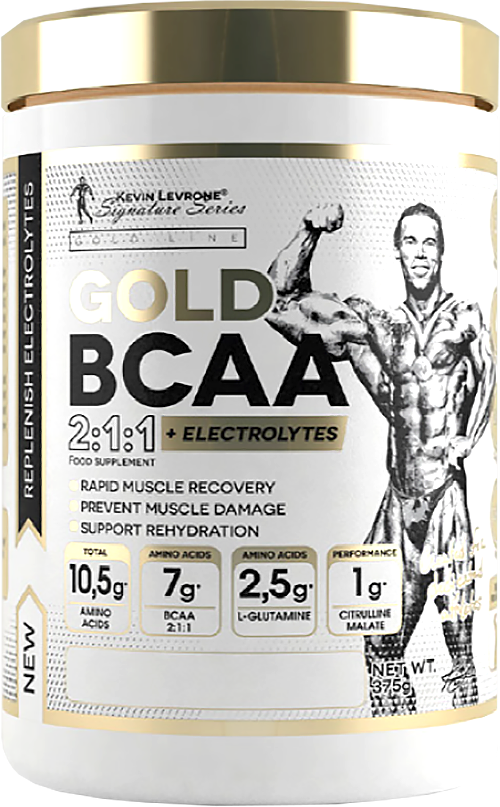 Kevin Levrone Gold BCAA 2:1:1 | with Glutamine, Citrulline & Electrolytes [375 grams, 30 Doses] - Nutra Best Europe