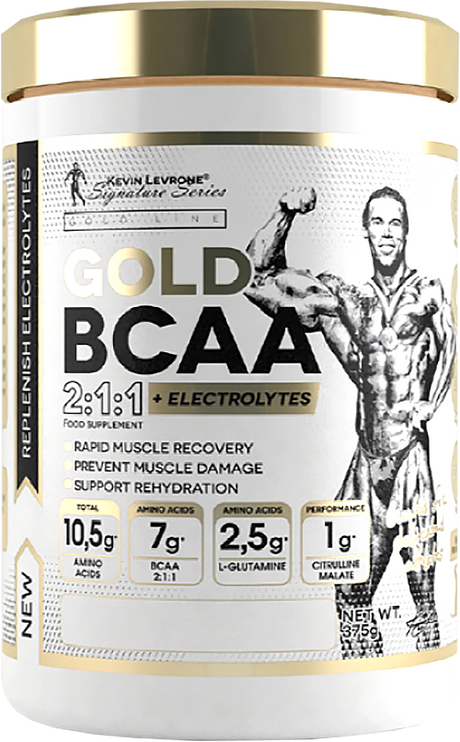 Kevin Levrone Gold BCAA 2:1:1 | with Glutamine, Citrulline & Electrolytes [375 grams, 30 Doses] - Nutra Best Europe