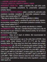 L-Carnitine 2000 / 20 Amp. - Nutra Best Europe