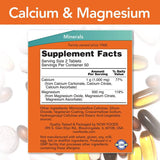 Calcium & Magnesium 2:1 - 250 Tablets - Nutra Best Europe