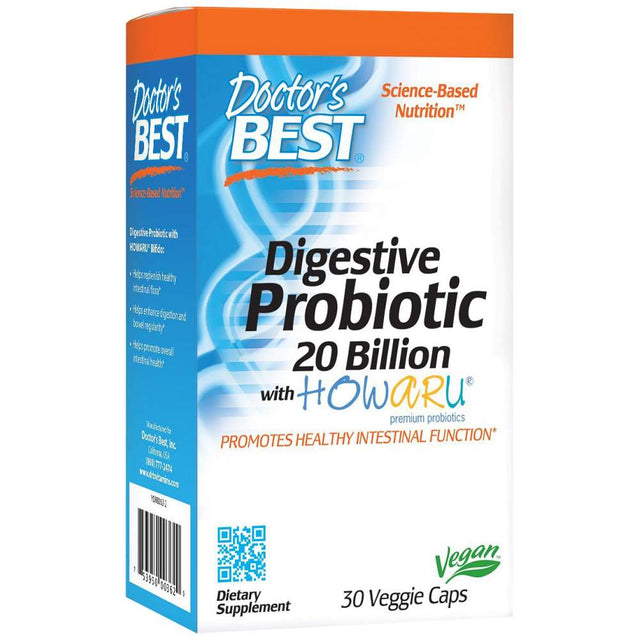 Digestive Probiotic 20 Billion - 30 capsules - Nutra Best Europe