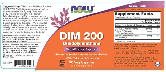 DIM / Diindolylmethane 200 mg [90 capsules, 90 Doses] - Nutra Best Europe