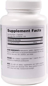 Zinc Picolinate 25 mg 120 capsules - Nutra Best Europe