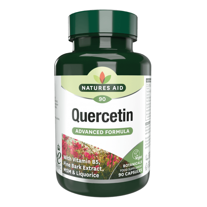 Quercetin Formula 90 capsules NaturesAid - Nutra Best Europe