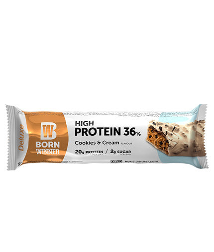 Deluxe Protein Bar / 55 g / Cookies & Cream - Nutra Best Europe