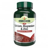 Calcium, Magnesium and Zinc (Calcium, Magnesium + Zinc) 90 tablets NaturesAid - Nutra Best Europe