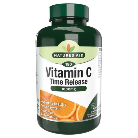 Vitamin C with extended release (Vitamin C Time Release) 1000mg 90 tablets NaturesAid - Nutra Best Europe