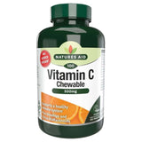 Vitamin C with rose hips, bioflavonoids and acerola (Vitamin C Chewable) 500mg 100 chewable tablets NaturesAid - Nutra Best Europe