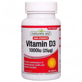 Vitamin D3 (Vitamin D3) 1000iu 90 tablets NaturesAid - Nutra Best Europe