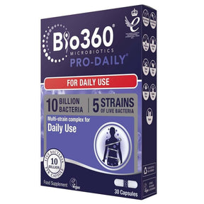 Probiotic Pro-Daily (10 Billion Bacteria) 10 billion. 30 NaturesAid Capsules - Nutra Best Europe