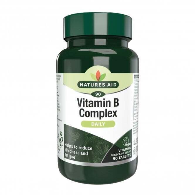 Vitamin B Complex (Vitamin B Complex) 90 tablets NaturesAid - Nutra Best Europe