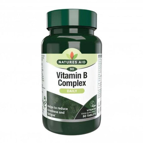 Vitamin B Complex (Vitamin B Complex) 90 tablets NaturesAid - Nutra Best Europe