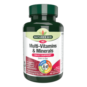 Multi-Vitamins & Minerals (Multi-Vitamins & Minerals) 90 softgels NaturesAid - Nutra Best Europe