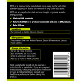 Medium Chain Triglycerides from Coconut Oil (100% MCT Oil) 1200mg 120 Capsules NaturesAid - Nutra Best Europe