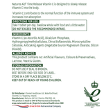 Vitamin C with extended release (Vitamin C Time Release) 1000mg 90 tablets NaturesAid - Nutra Best Europe