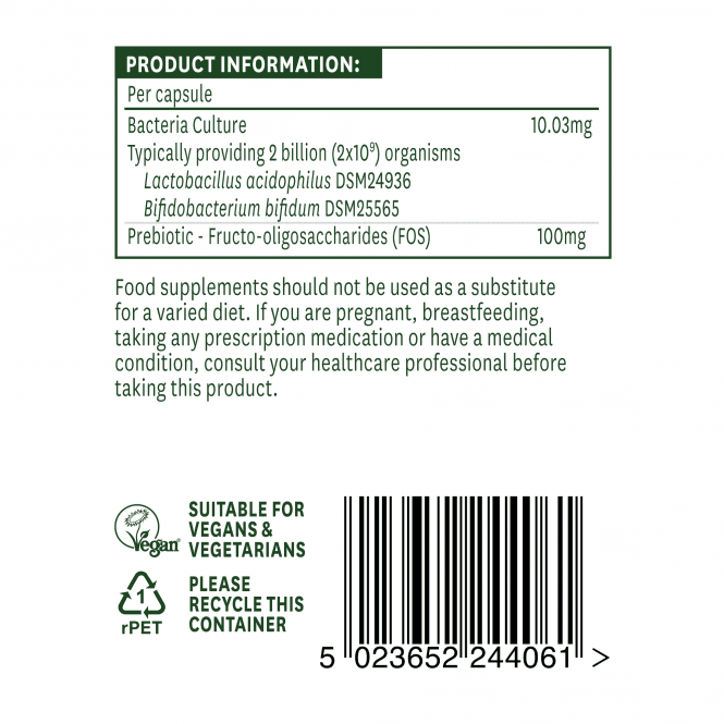 Microbiotic Complex (Microbiotic Complex) 2 billion. 60 capsules NaturesAid - Nutra Best Europe