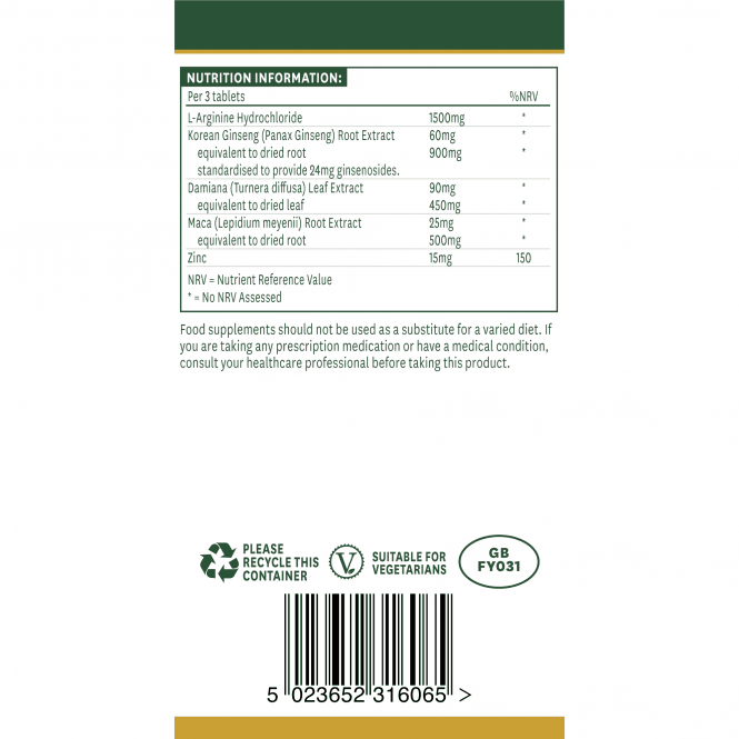 Formula for men (Active Man) 60 tablets NaturesAid - Nutra Best Europe