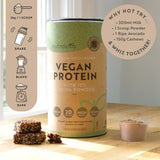 Vegán Fehérje + Enzimek - 750 g (Csokis) <tc>Nutravita</tc>