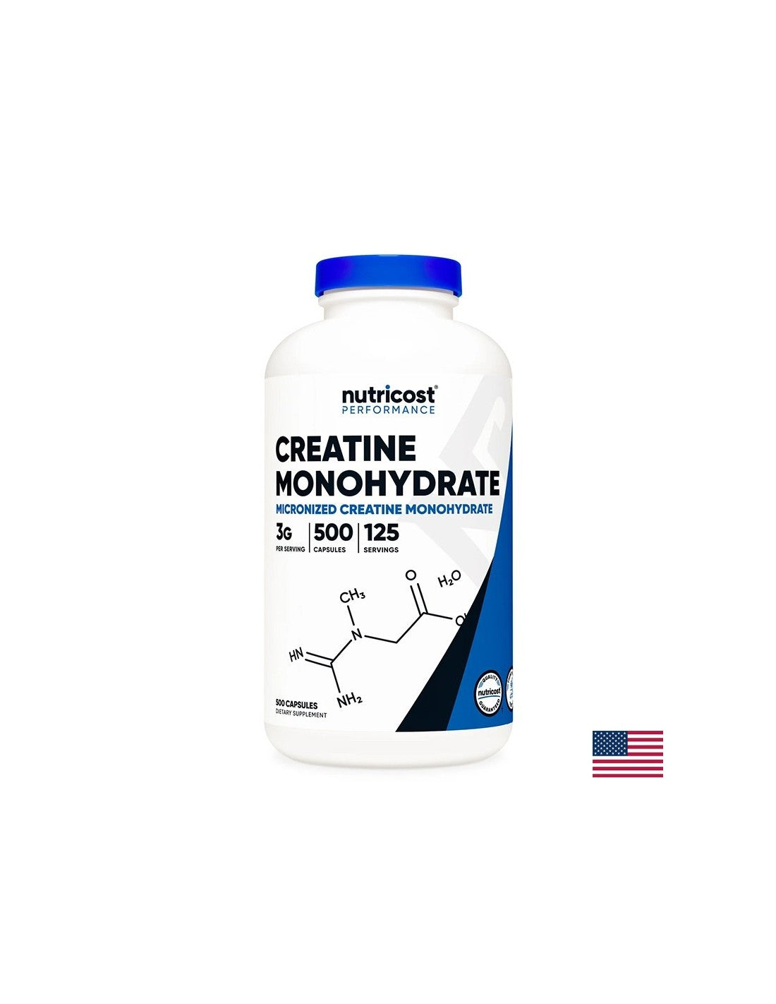Izomtömeg és -erő - Kreatin-monohidrát, 750 mg x 500 kapszula