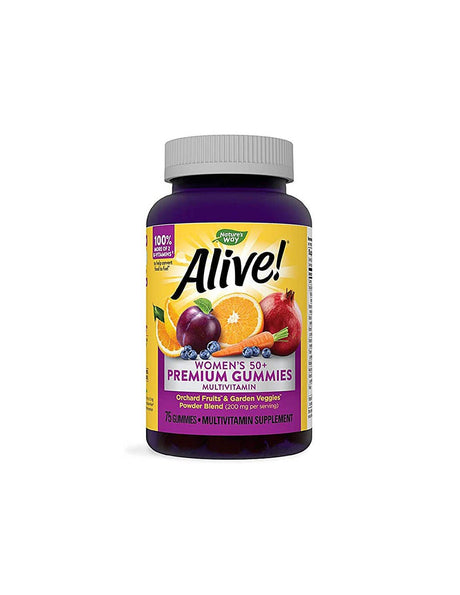 Alive! Women`s 50+ Gummy Vitamins - 75 gummies - Nutra Best Europe