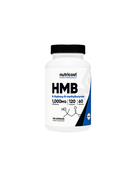 For active sports - HMB (Beta-hydroxy-beta-methylbutyrate), 500 mg/120 capsules, 60 doses Nutricost - Nutra Best Europe