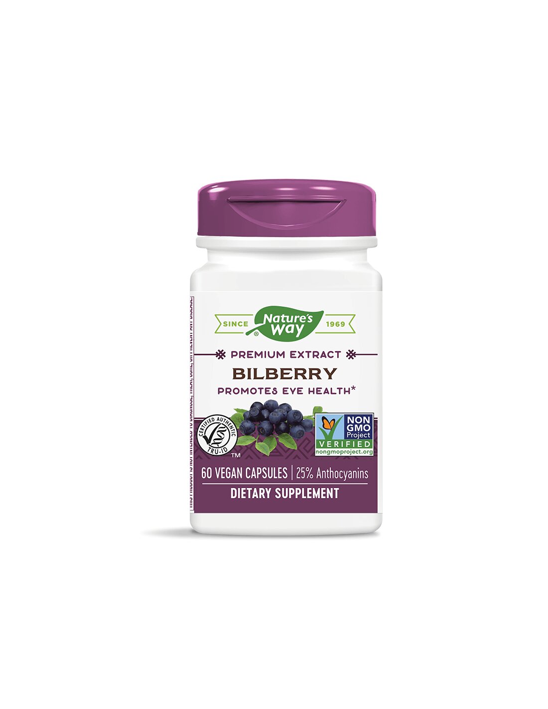 Bilberry 200 mg - 60 capsules - Nutra Best Europe