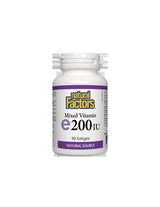 Vitamin E 200 IU Natural Source Tocopherol - 90 capsules - Nutra Best Europe
