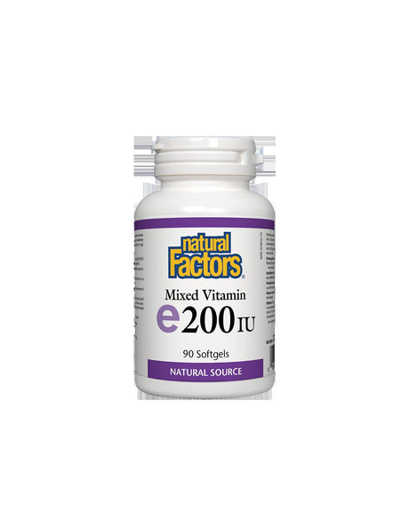 Vitamin E 200 IU Natural Source Tocopherol - 90 capsules - Nutra Best Europe