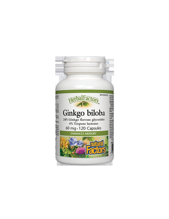 Ginkgo Biloba 60 mg - 120 capsules - Nutra Best Europe