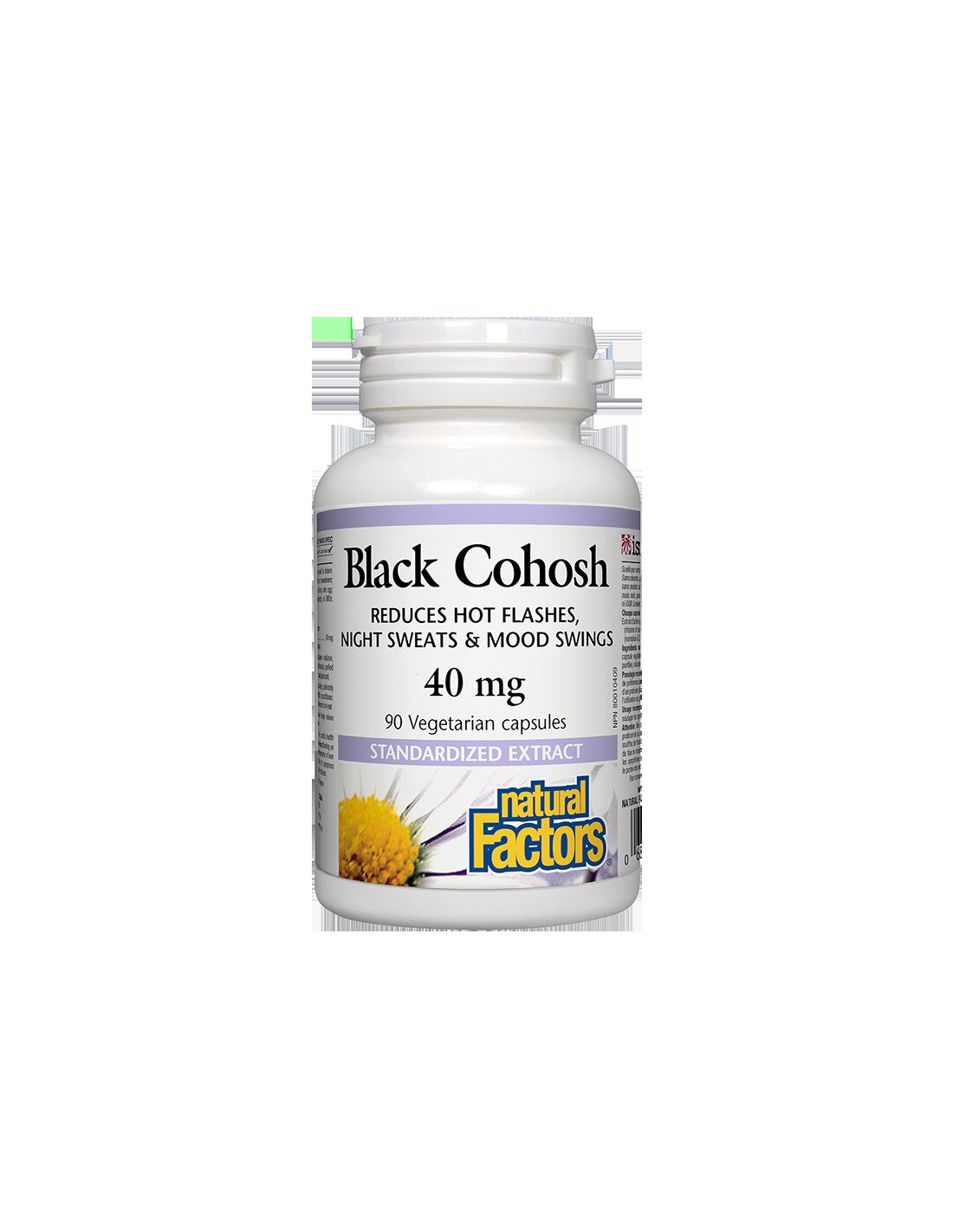 Black Cohosh 40 mg - 90 capsules - Nutra Best Europe