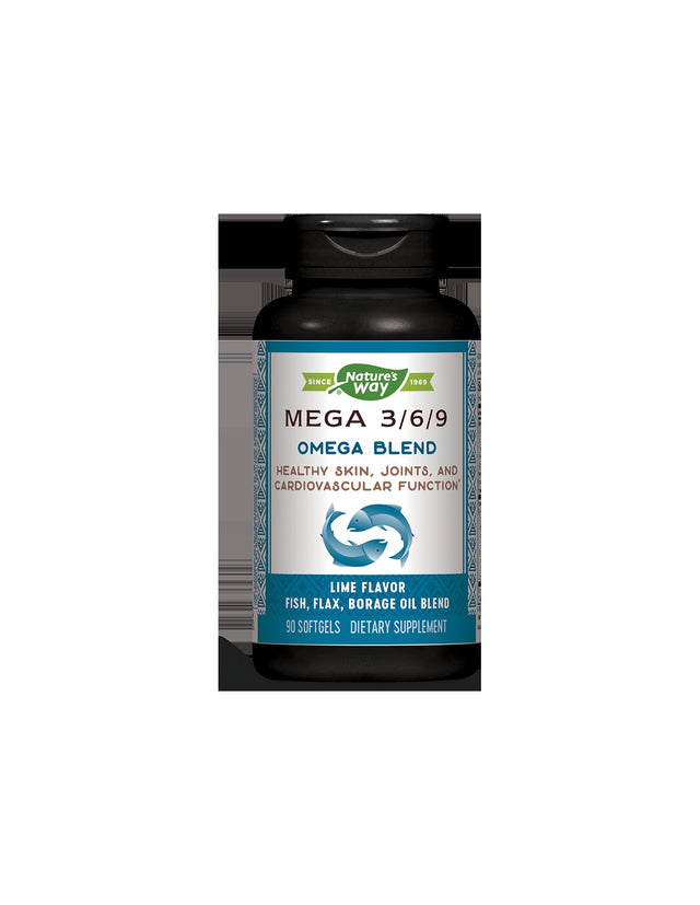 Mega EFA Blend 1350 mg - 90 Softgels - Nutra Best Europe