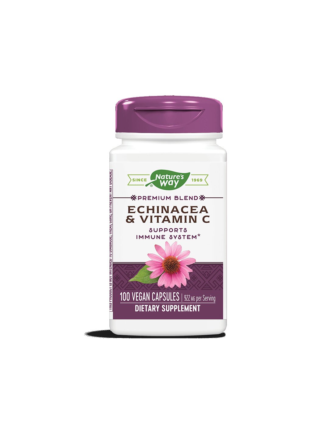 Echinacea & Vitamin C/ Echinacea & Vitamin C x 100 capsules Nature's Way - Nutra Best Europe