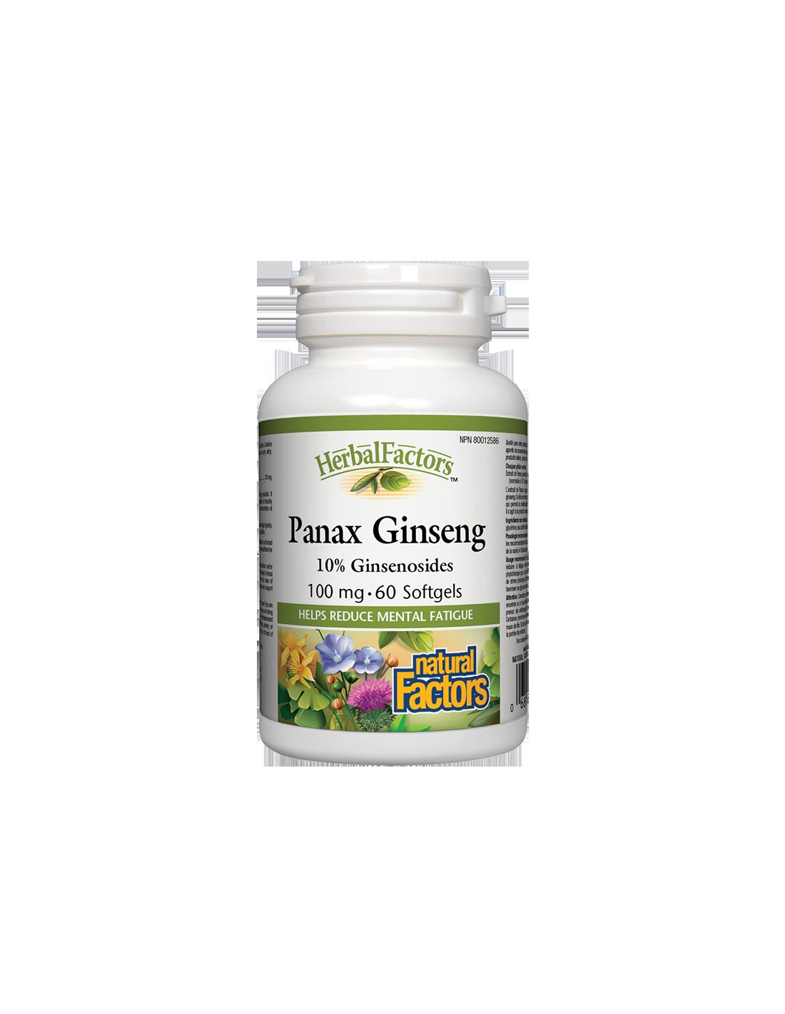 Panax Ginseng 100 mg - 60 Gel capsules - Nutra Best Europe